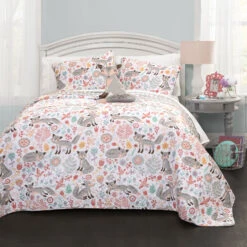 Pixie Fox Quilt 3Pc Set