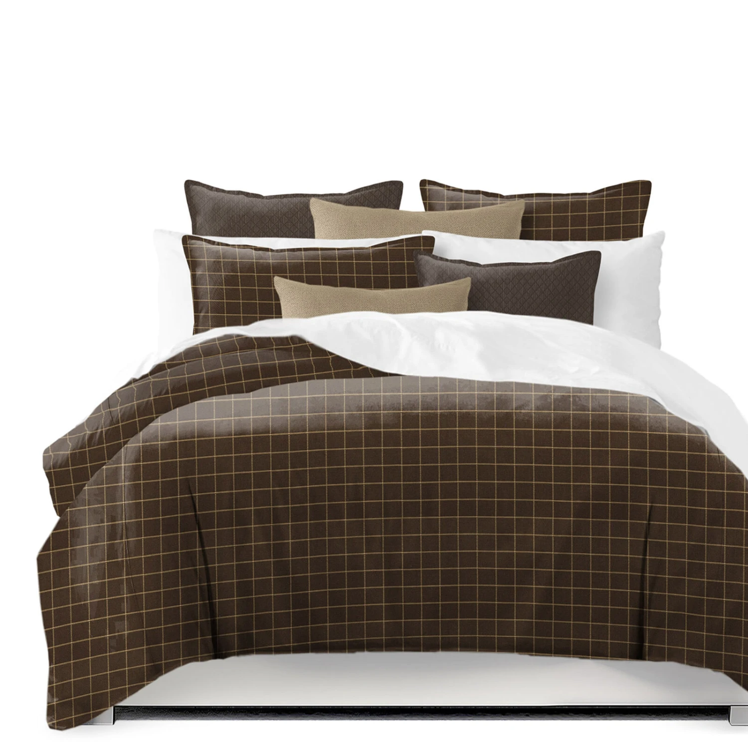 6ix Tailors Fine Linens Ansible Chocolate Comforter Set 1 6ix Tailors Fine Linens Ansible Chocolate Comforter Set